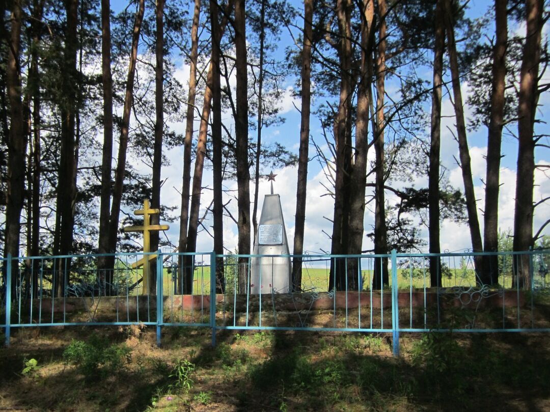 Братская могила 258 воинов Советской Армии, погибших в 1941-1943 гг. в борьбе с немецко-фашистскими захватчиками. Установлен обелиск