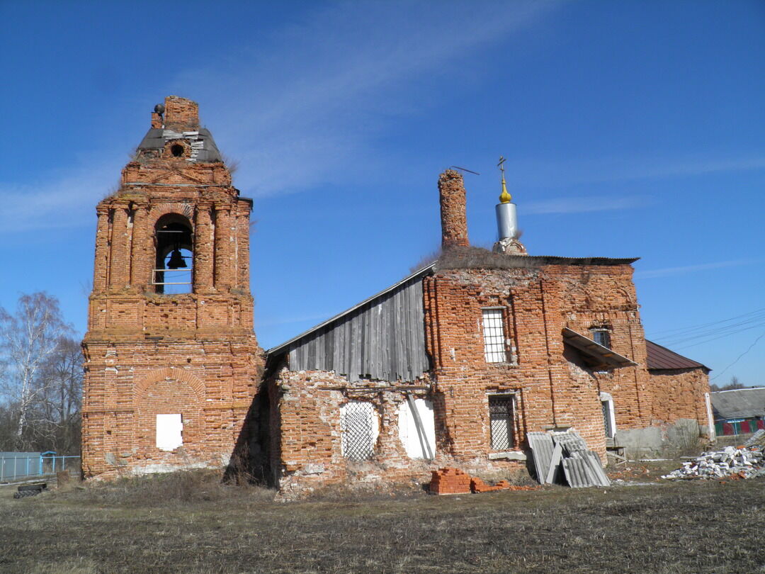 Казанская церковь, Калужская область, Перемышльский район, деревня  Григоровское, д. 41-А