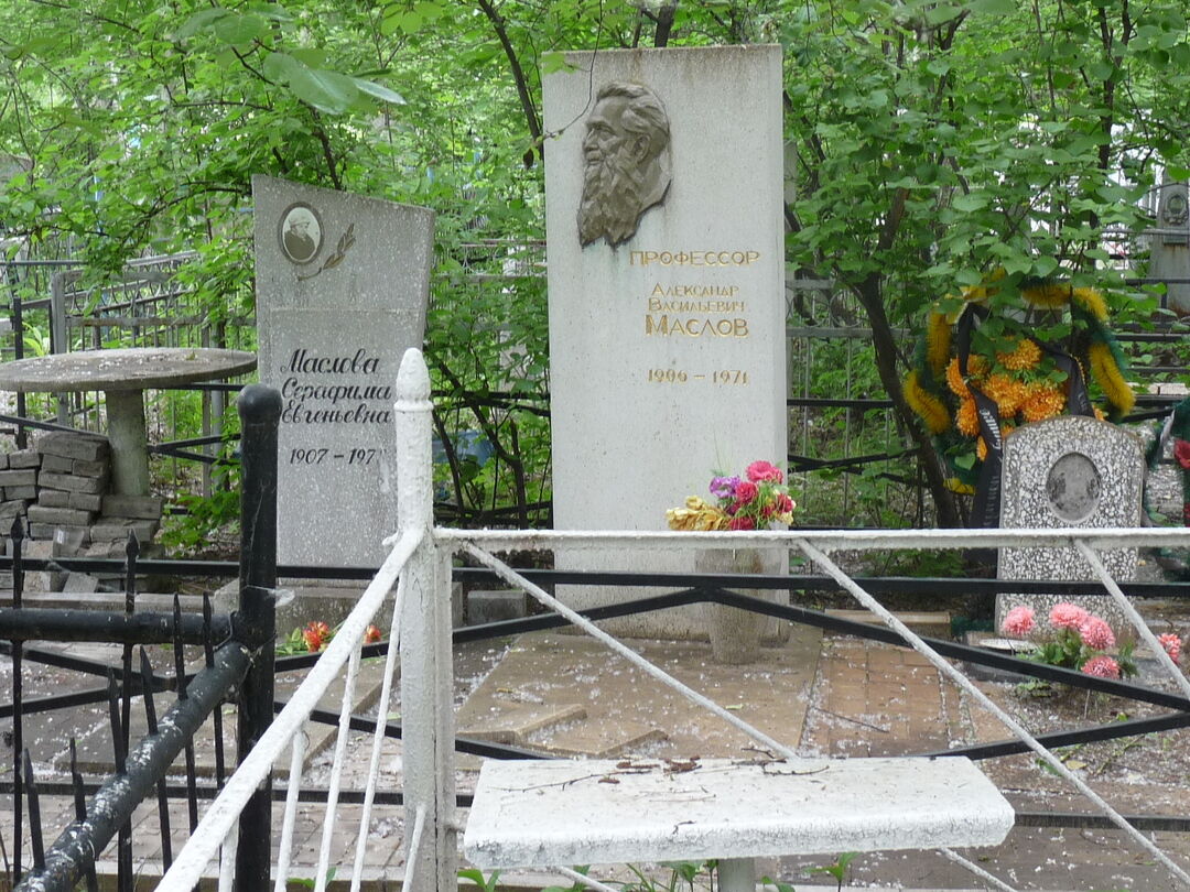 Могила Маслова Александра Васильевича (1906-1971), биолога