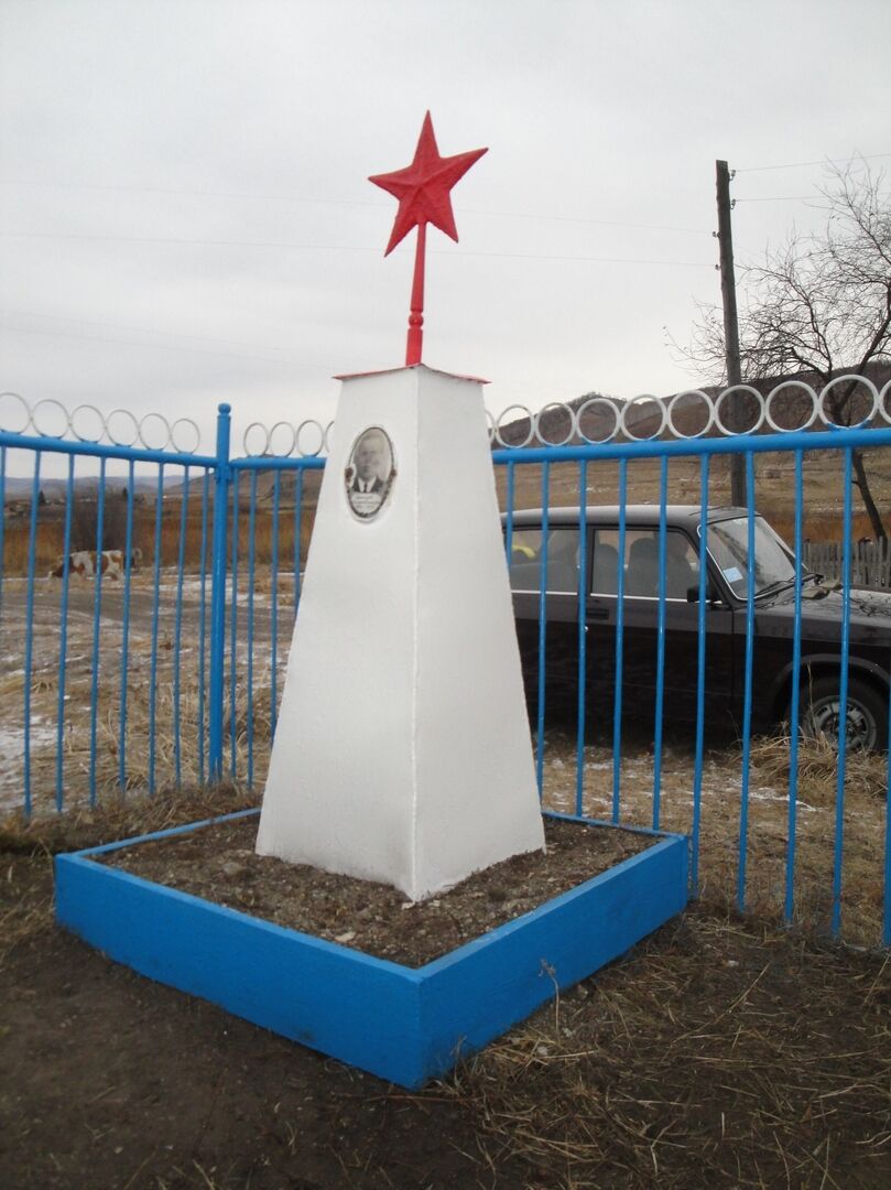 Могила Пономарева Ф.Г., первого председателя сельсовета, убитого кулаками 7 января 1937 года