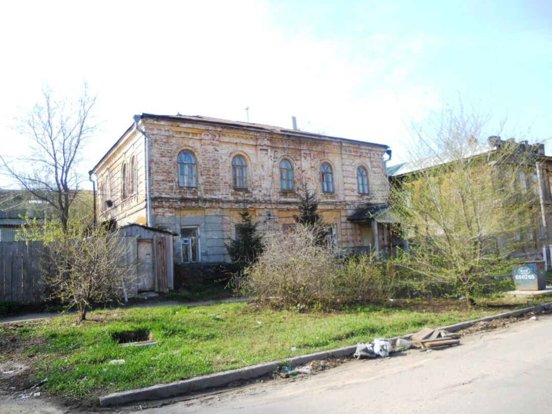 Дом мещанина Я.Г.Кравца, где в 1889-1890-х гг. размещалась синагога. Построен по проекту 1889 г.