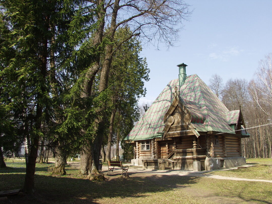 Баня-теремок, Московская область, Сергиево-Посадский район, городское  поселение Хотьково, село Абрамцево, ул. Музе