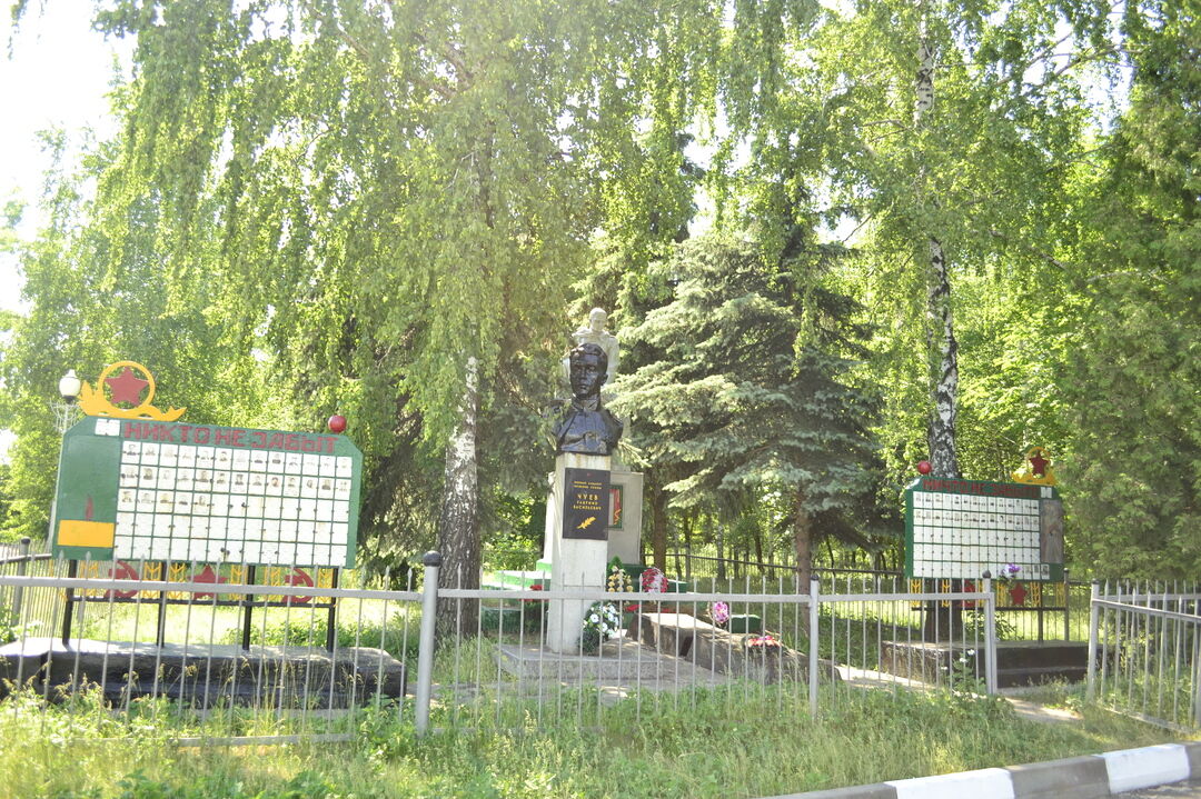 Могила кавалера трех орденов Славы старшего сержанта Г.В.Чуева (1910-1969 гг.)