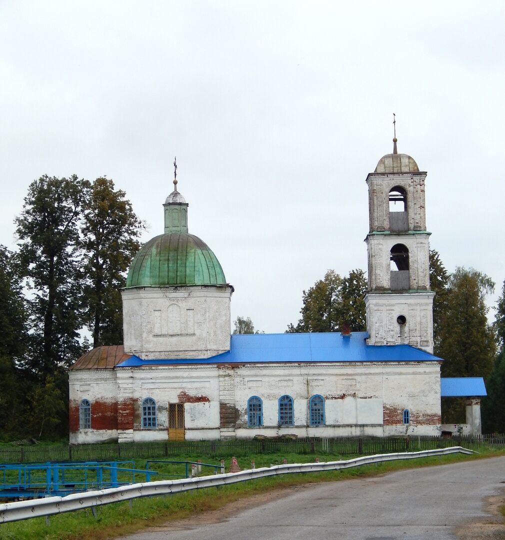 Церковь Покрова Пресвятой Богородицы, 1823 г., Республика Марий Эл,  Оршанский район, с. Упша, ул. Первомайская, 1а