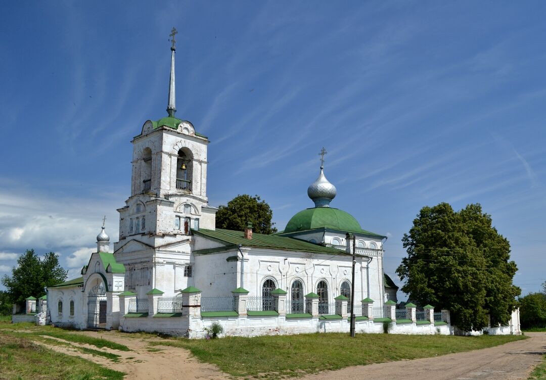 Церковь Владимирской иконы Божией Матери, 1713 г., Республика Марий Эл,  Горномарийский район, село Владимирское, ул. Владимирская, д. 41