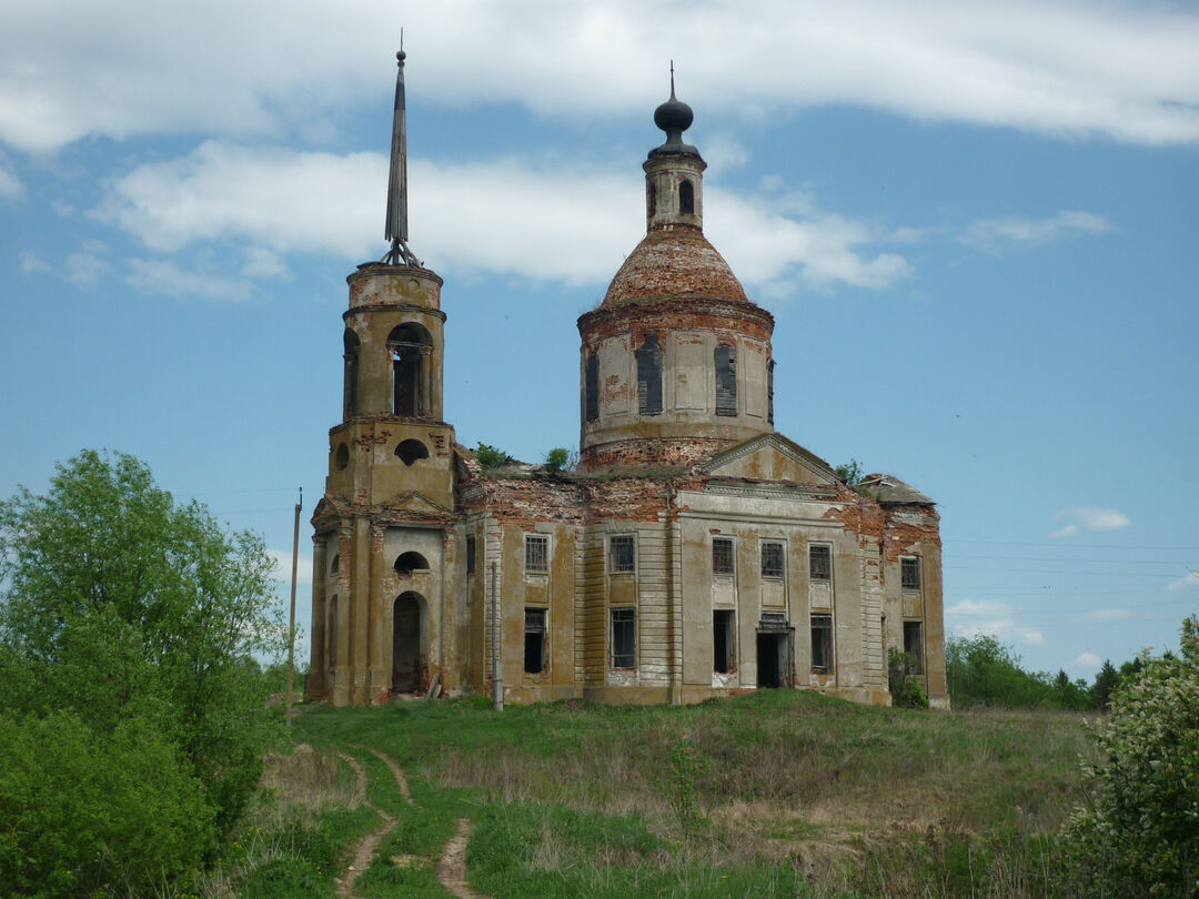 Село воскресенское данковский. Вознесенская Церковь Скородное.