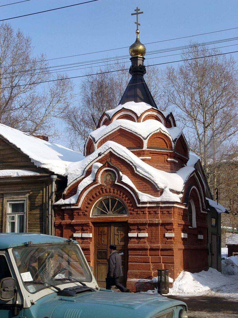 Часовня Спасского Свято-Троицкого монастыря, отмечавшая границу города  в XVI-XIX веках