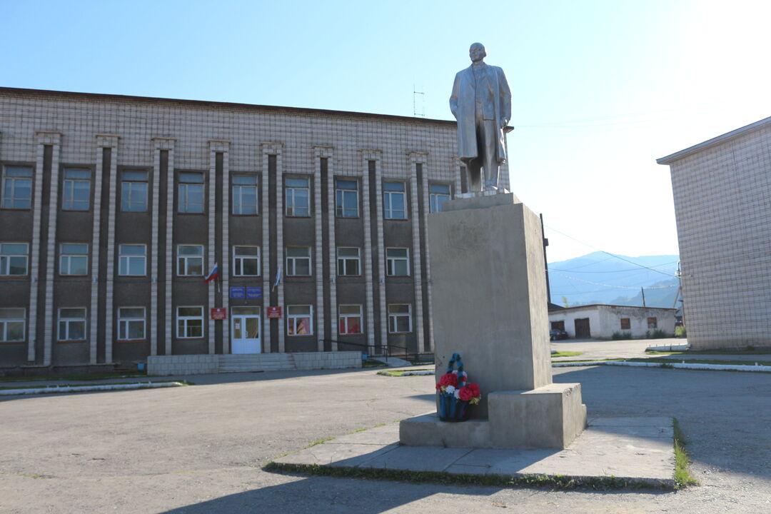 Памятник В.И.Ленину, Республика Алтай, Онгудайский район, Онгудайское сельское поселение, село Онгудай, улица Советская, 