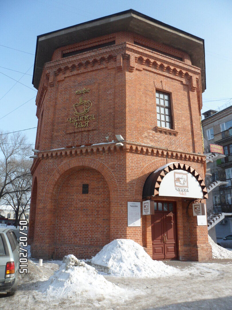 Водонапорная башня, Хабаровский край, город Хабаровск, улица Московская, д.  2а