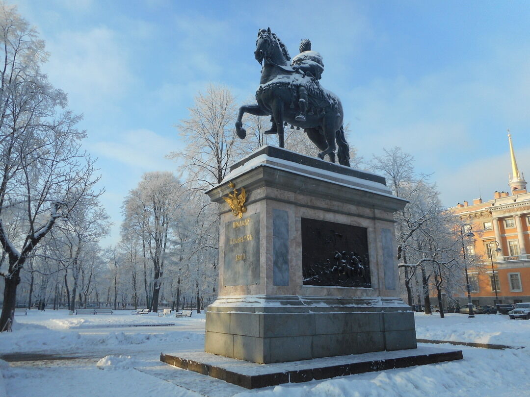 Сампсониевский собор памятник Петру