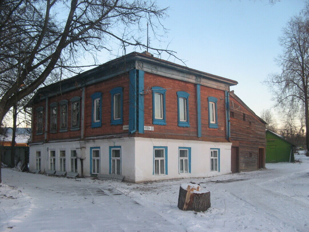 Место, где стоял дом, в котором родился создатель русского фарфора Виноградов Д.И.