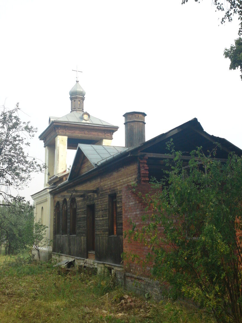 Церковь (деревянная) (колокольня кирпичная), Московская область