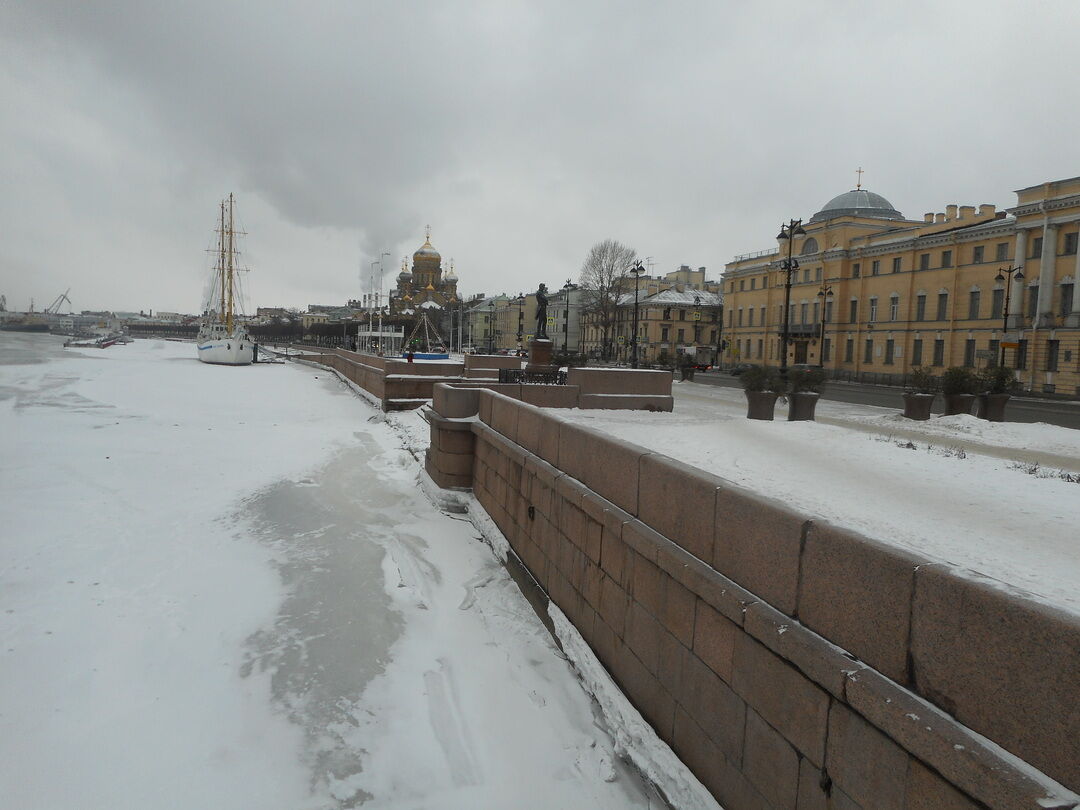 Мост лейтенанта шмидта в санкт петербурге фото