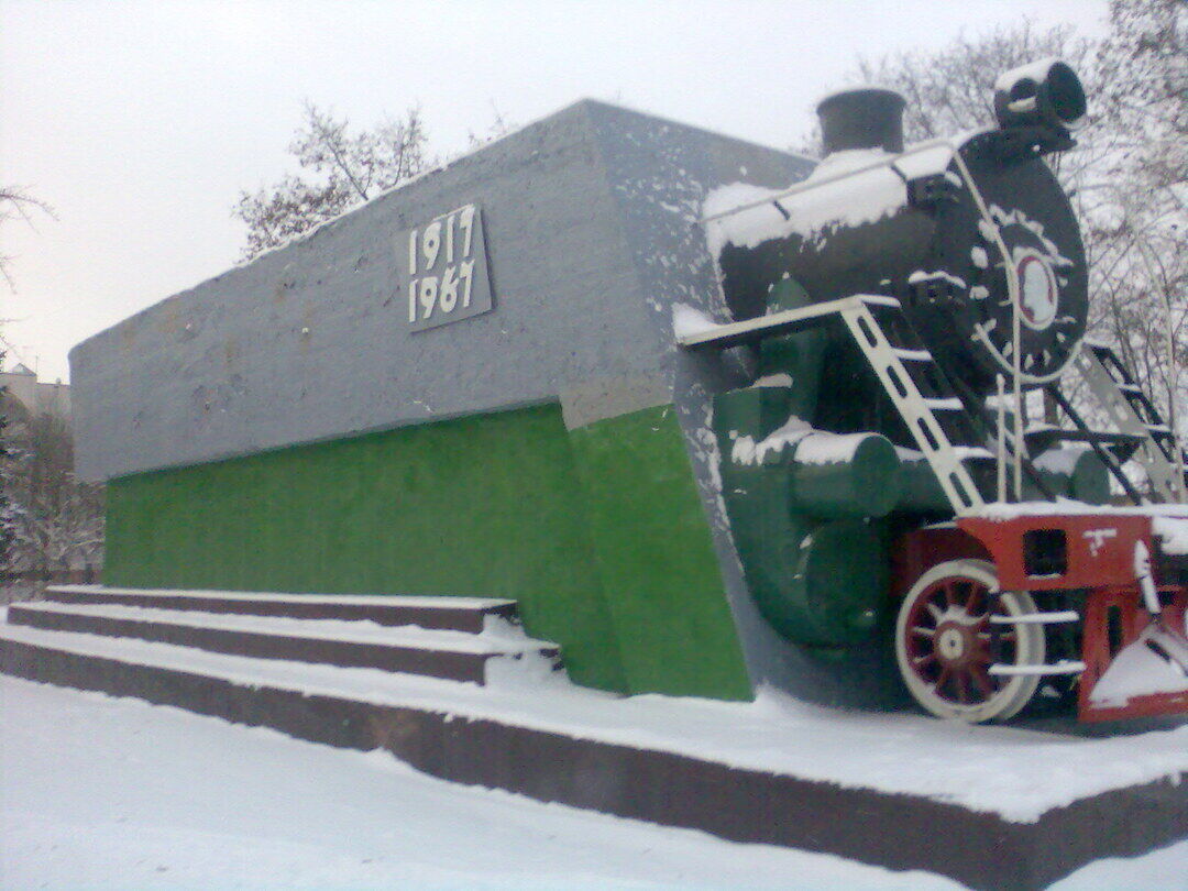 Сосногорск паровоз памятник