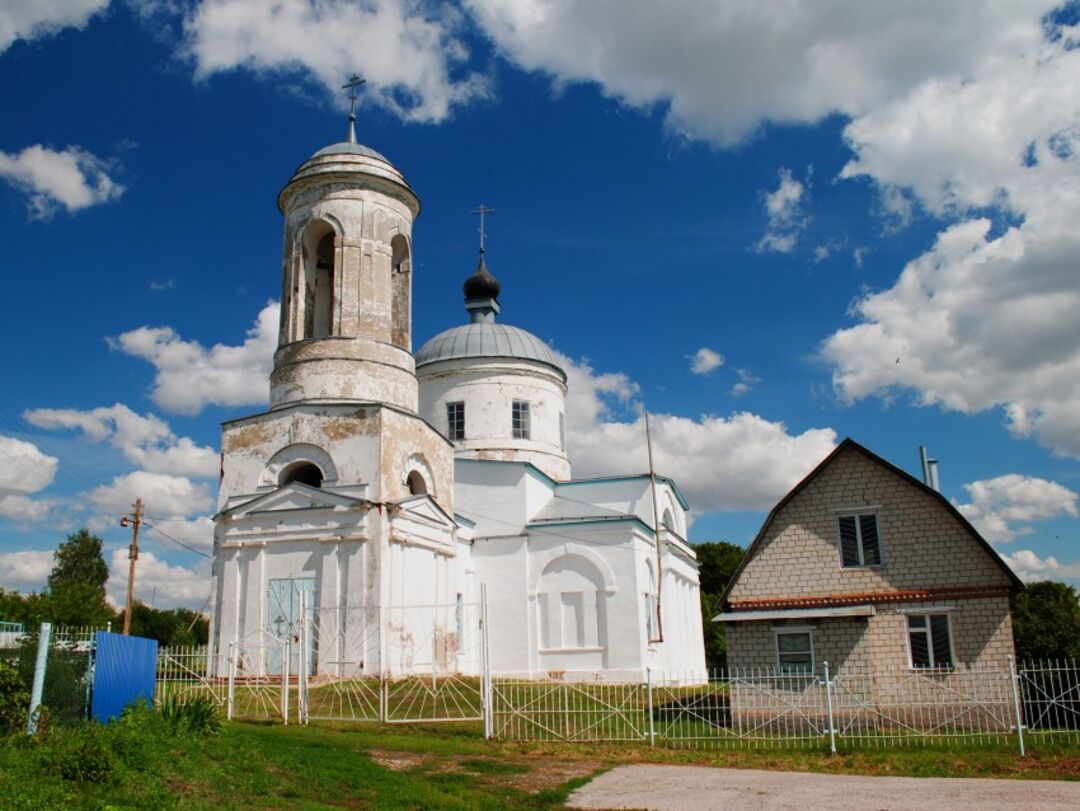 Село никольское орловская область. Храм Михаила Архангела с.Васильевка. Храм в Васильевке Орловская область. Церковь Архангела Михаила Орловская область. Деревня Васильевка Орловская область Свердловский район.