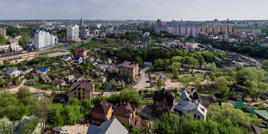 Достопримечательное место - Липецкое городище и ул. Саперная и Р. Люксембург, кон. XVIII - нач. XX вв.