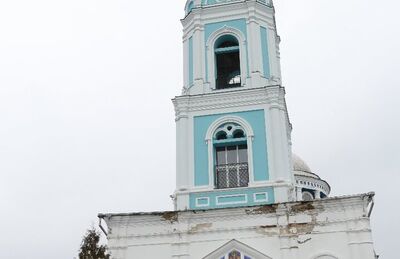 Ансамбль: Михайлоархангельская церковь, 1804-1867 гг. Дом причта Михайлоархангельской церкви