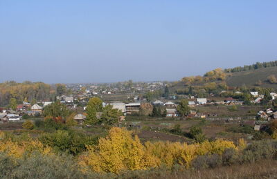 Баклань - старая часть с. Сростки